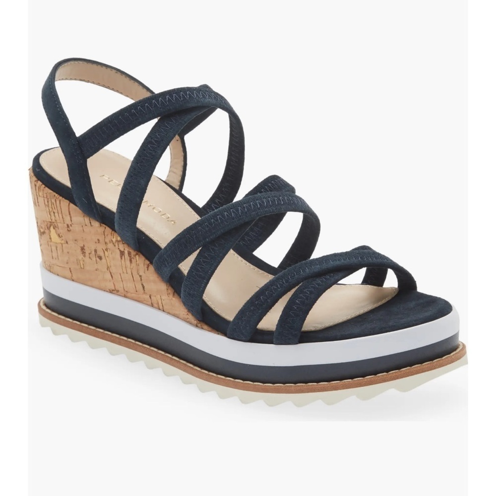 PELLE MODA Meena Platform Wedge Sandal Womens 10